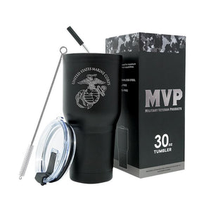 30oz Marine Corps Tumbler USMC Tumbler Marine Corp yeti decal USMC cofee mug USMC gifts for women Marines