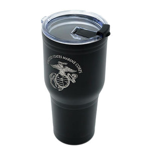 Vacuum Insulated Stainless Steel Marine Corps Tumbler