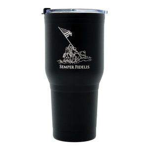 Vacuum Insulated Stainless Steel USMC Tumbler 30oz Marine Corps Tumbler USMC Tumbler Marine Corp yeti decal USMC cofee mug USMC gifts for women Marines