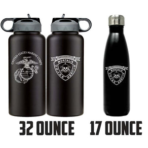 3d Recon Bn logo water bottle, 3d Recon Bn hydroflask, 3rd Reconnaissance Bn USMC, Marine Corp gift ideas, USMC Gifts for women flask 