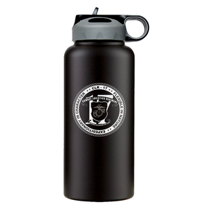 Combat Logistics Regiment 17 USMC Unit logo water bottle, CLR-17 hydroflask, CLB-15 USMC, Marine Corp gift ideas, USMC Gifts for women or men flask, big USMC water bottle, Marine Corp water bottle 