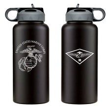 3rd MAW USMC Unit Logo water bottle, 3rd Marine Aircraft Wing USMC Unit Logo hydroflask, 3rd MAW USMC, Marine Corp gift ideas, USMC Gifts for women or men flask, big USMC water bottle, Marine Corp water bottle 