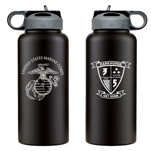 3rd Battalion 6th Marines logo water bottle, 3rd Battalion 6th Marines hydroflask, 3d Battalion 6th Marines USMC, Marine Corp gift ideas, USMC Gifts for women flask, big USMC water bottle,  Marine Corp water bottle 32 Oz