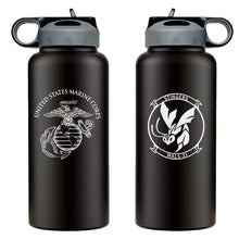 MALS-31 logo water bottle, MALS-31 hydroflask, Marine Aviation Logistics Squadron 31 USMC, Marine Corp gift ideas, USMC Gifts for women flask 