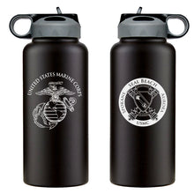 5th Battalion 14th Marines Unit Logo water bottle, 5/14 USMC Unit Logo hydroflask, 5thBn 14th Marines USMC, Marine Corp gift ideas, USMC Gifts for women or men flask, big USMC water bottle, Marine Corp water bottle 