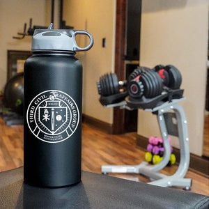 Third Civil Affairs USMC Unit logo water bottle, 3rd Civil Affairs hydroflask, 3rd Civil Affairs USMC, Marine Corp gift ideas, USMC Gifts for women flask, big USMC water bottle, Marine Corp water bottle 