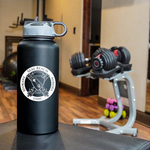 5th Battalion 14th Marines Unit Logo water bottle, 5/14 USMC Unit Logo hydroflask, 5thBn 14th Marines USMC, Marine Corp gift ideas, USMC Gifts for women or men flask, big USMC water bottle, Marine Corp water bottle 