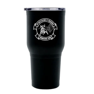 Third Battalion First Marines (3/1) USMC Unit logo tumbler, 3rd Battalion 1st Marines USMC Unit Logo Coffee cup, 3d Bn 1st Marines USMC, Marine Corp gift ideas, USMC Gifts for men or women 30 Oz Tumbler