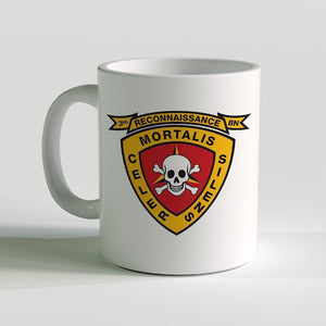 3rd Recon Bn White Mug USMC Marines