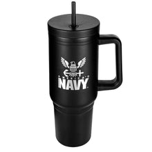 40 oz Insulated Stainless Steel Tumbler Travel Mug with Handle