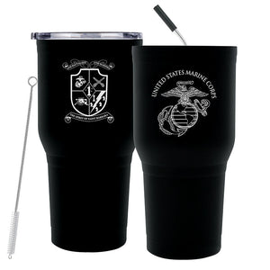 5th Battalion 11th Marines (5/11) USMC Unit logo tumbler, Fifth Battalion Eleventh Marines coffee cup, 5/11 USMC Unit Logo Coffee Tumbler, Marine Corp gift ideas, USMC Gifts for women 30 Oz Tumbler