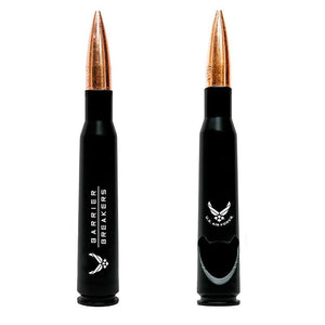 US Air Force 50. Caliber Bullet Bottle Opener Front and Back