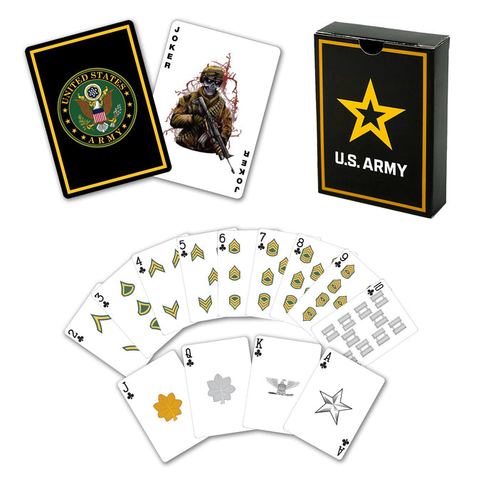 US Army Playing Cards - Professional Quality