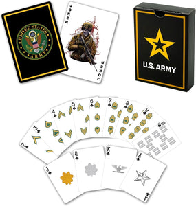 Army Playing Cards and Dice