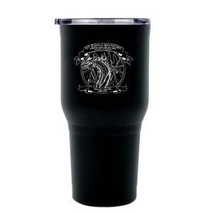 First Supply Battalion USMC Unit Logo tumbler, 1st Supply Bn  USMC Unit Logo coffee cup, 1st Supply Battalion USMC, Marine Corp gift ideas, USMC Gifts for women