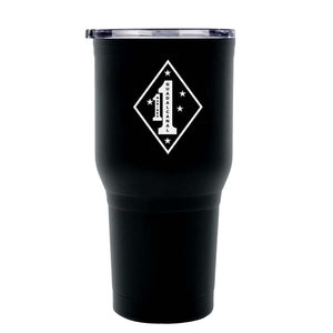 First Marine Regiment Unit USMC Unit logo tumbler, 1st Marine Regiment USMC Unit Logo coffee cup, 1st Marine Regiment USMC, Marine Corp gift ideas, USMC Gifts for women or men 30 oz