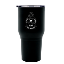 2D Bn USMC Stainless Steel Marine Corps Tumbler- 30 oz