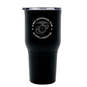 3D Intel Bn USMC Stainless Steel Marine Corps Tumbler