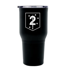 2nd MSOB USMC Unit logo tumbler, 2nd Marine Special Forces coffee cup, 2nd MSOB USMC, Marine Corp gift ideas, USMC Gifts for women 