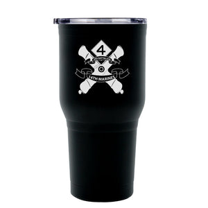 3rd Battalion 14th Marines logo tumbler, 3rd Battalion 14th Marines coffee cup, 3d Battalion 14th Marines USMC, Marine Corp gift ideas, USMC Gifts for women 30oz