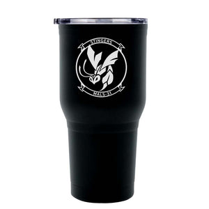 Marine Aviation Logistics Squadron 31 (MALS-31) USMC Unit Logo Laser Engraved Stainless Steel Marine Corps Tumbler - 30 oz, MALS-31 Stingers