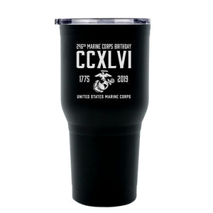 2021 Marine Corps Birthday Tumbler, 246th Marine Corps Birthday, USMC Birthday, USMC gifts for women men