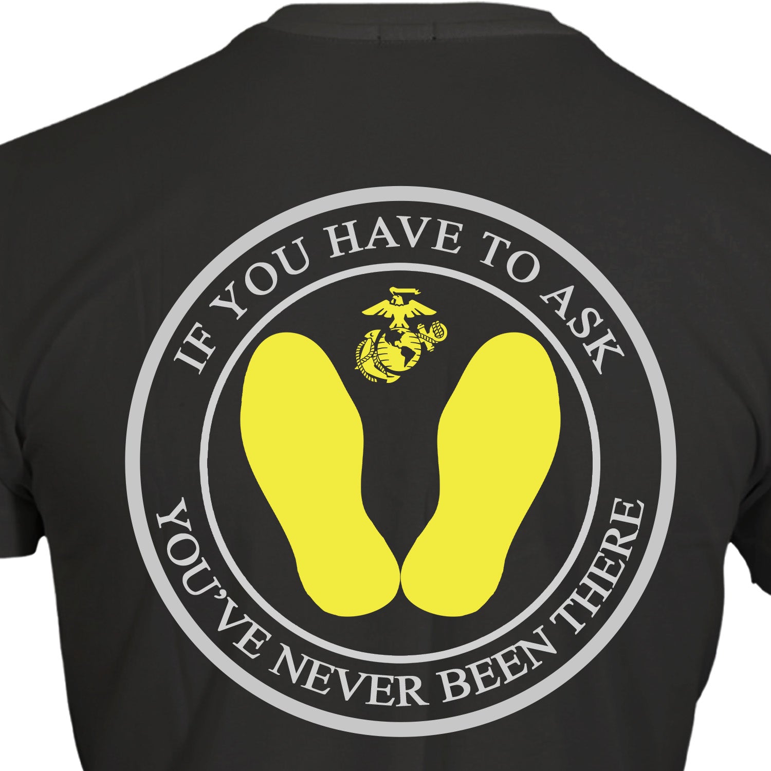 Marine Corps Yellow Footprints T-Shirt