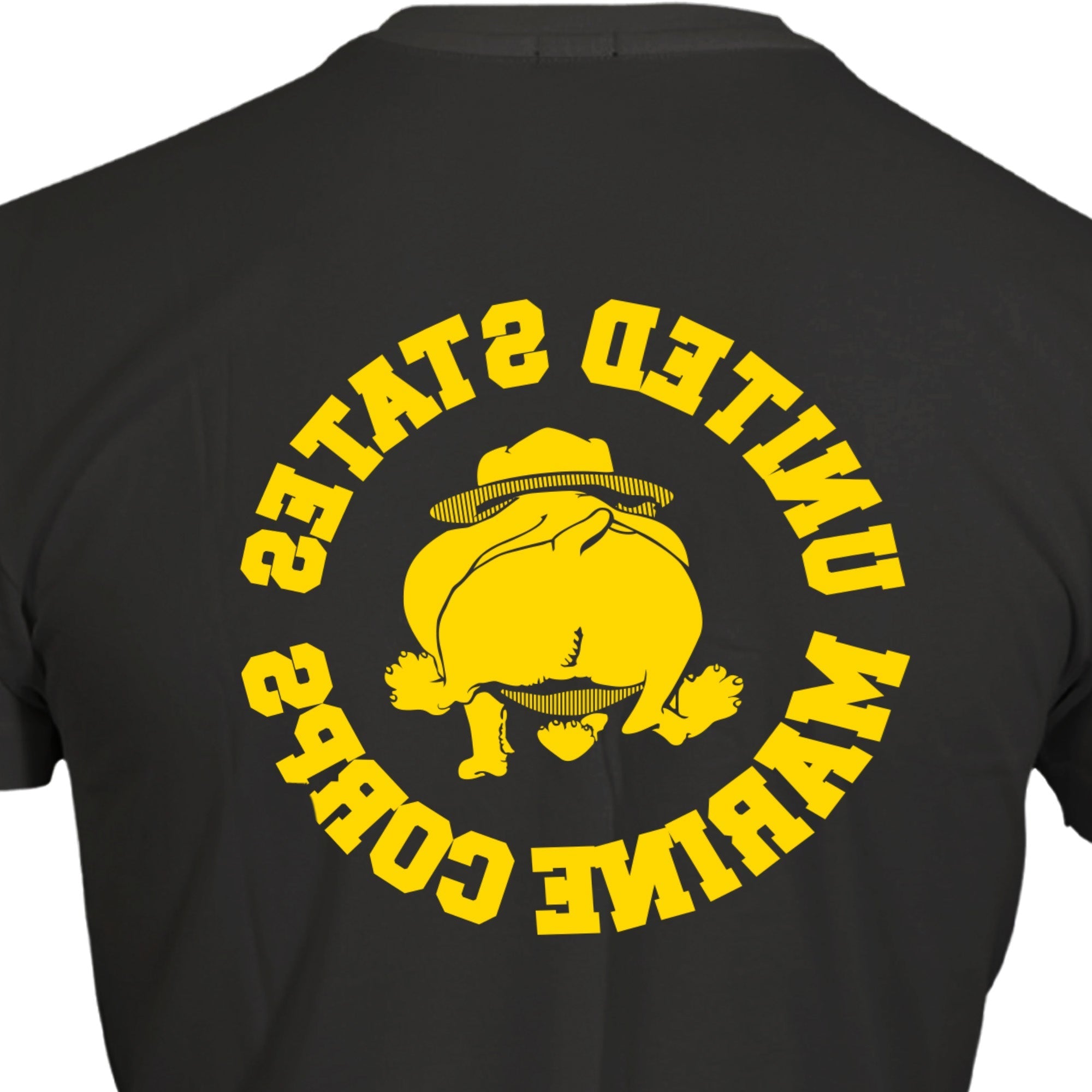 USMC Vintage Bulldog 2-Sided Marine Corps PT Shirt