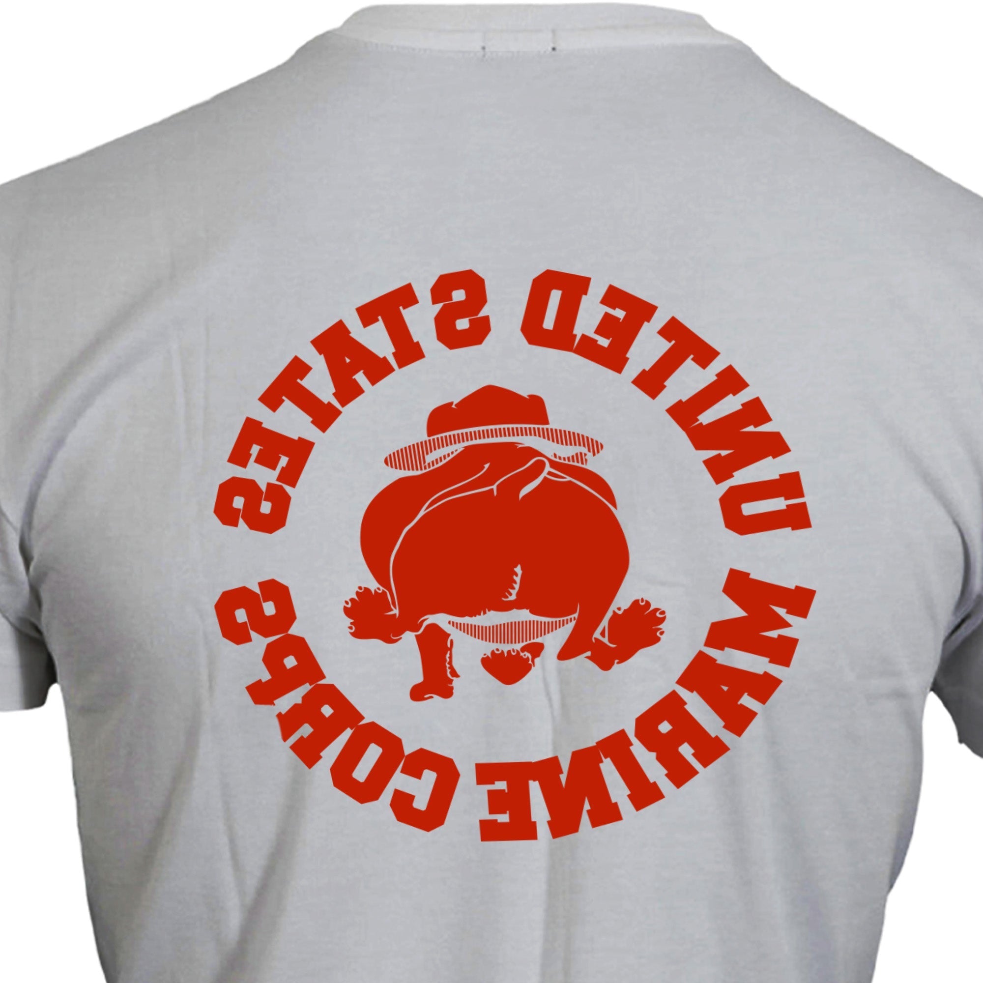 USMC Vintage Bulldog 2-Sided Marine Corps PT Shirt