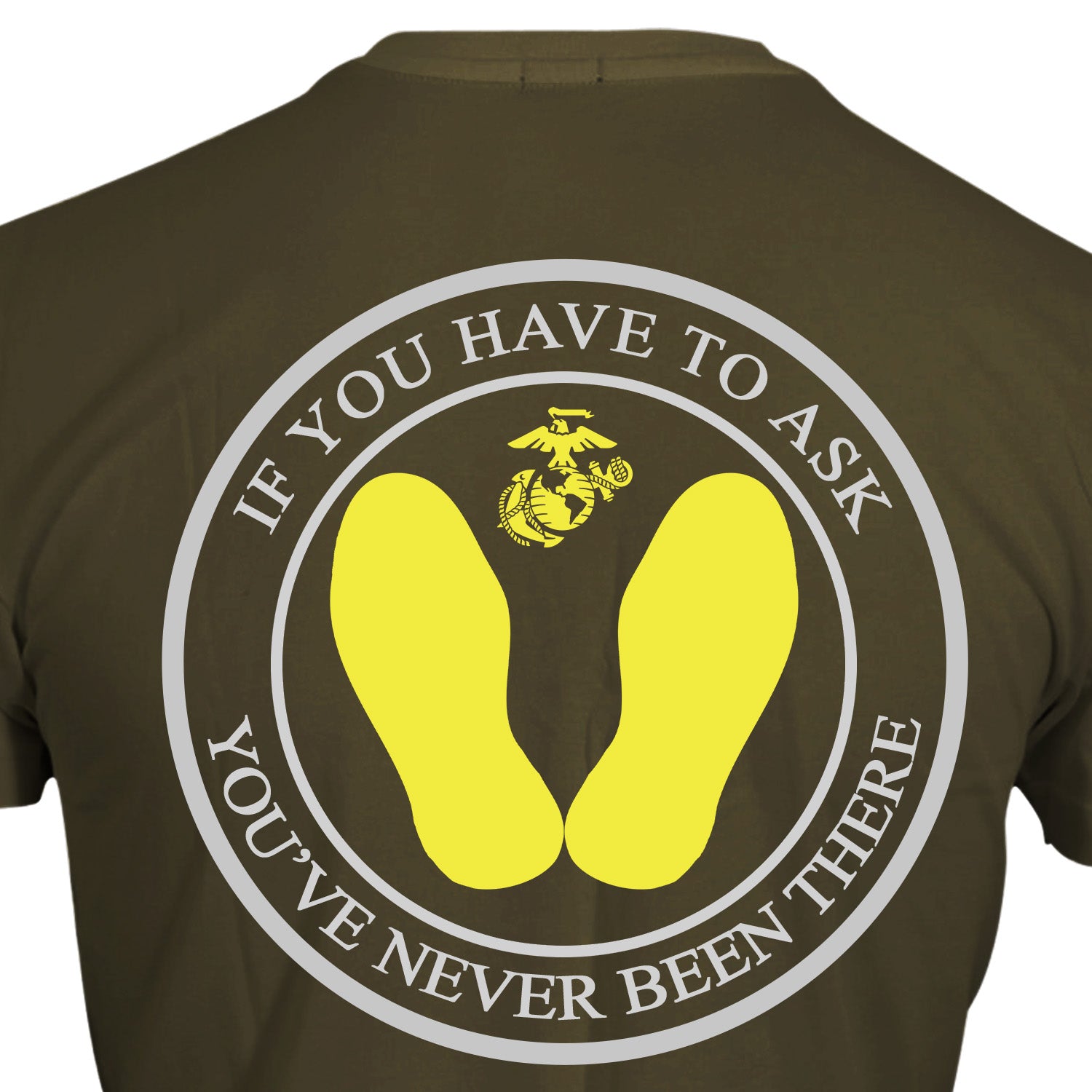 Marine Corps Yellow Footprints T-Shirt