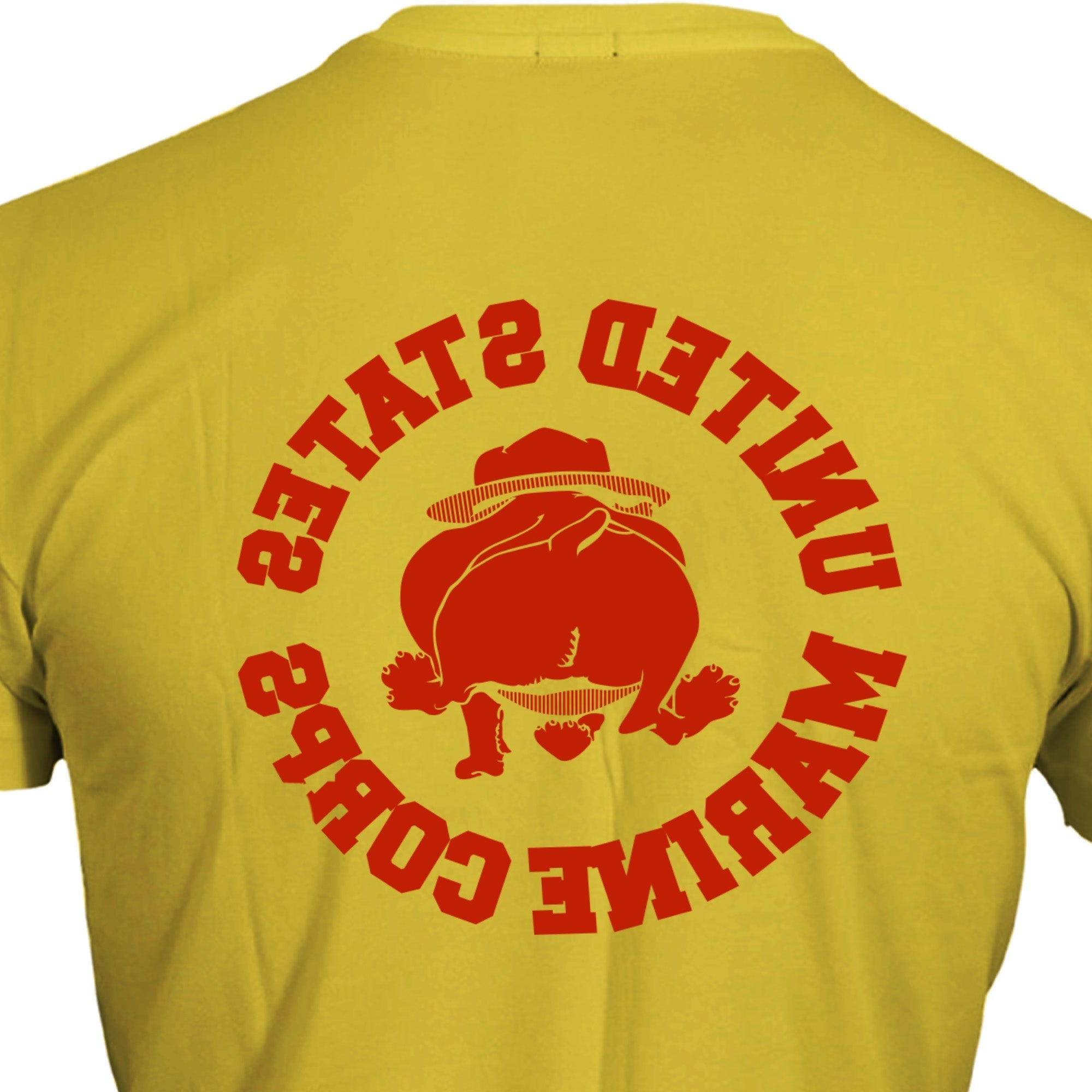 USMC Vintage Bulldog 2-Sided Marine Corps PT Shirt