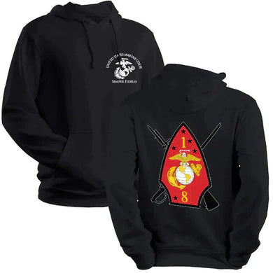 1/8 unit sweatshirt, 1/8 unit hoodie, 1st bn 8th marines unit sweatshirt, 1st bn 8th marines unit hoodie, USMC unit gear