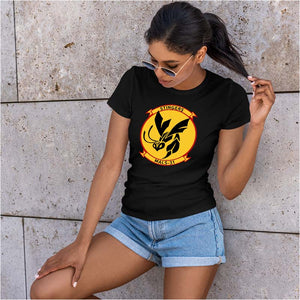 Marine Aviation Logistics Squadron 31 (Mals-31) Women's Unit Logo T-Shirt, MALS-31 Stingers USMC Unit logo, MALS-31 Marines USMC Stingers