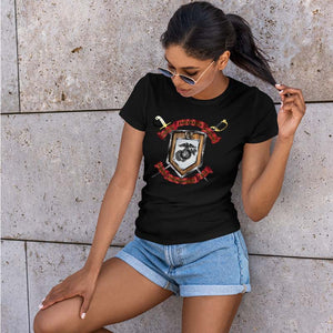 Combat Logistics Battalion 15 (CLB-15)  Unit Logo Black Women's T-Shirt