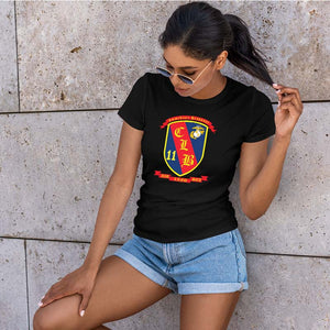 CLB-11 USMC Unit Ladie's T-Shirt, CLB-11, USMC gift ideas for women, Marine Corp gifts for women CLB-11  Women's Combat Logistics Battalion-11 Unit t-shirt-USMC Unit Shirts USMC Gifts 