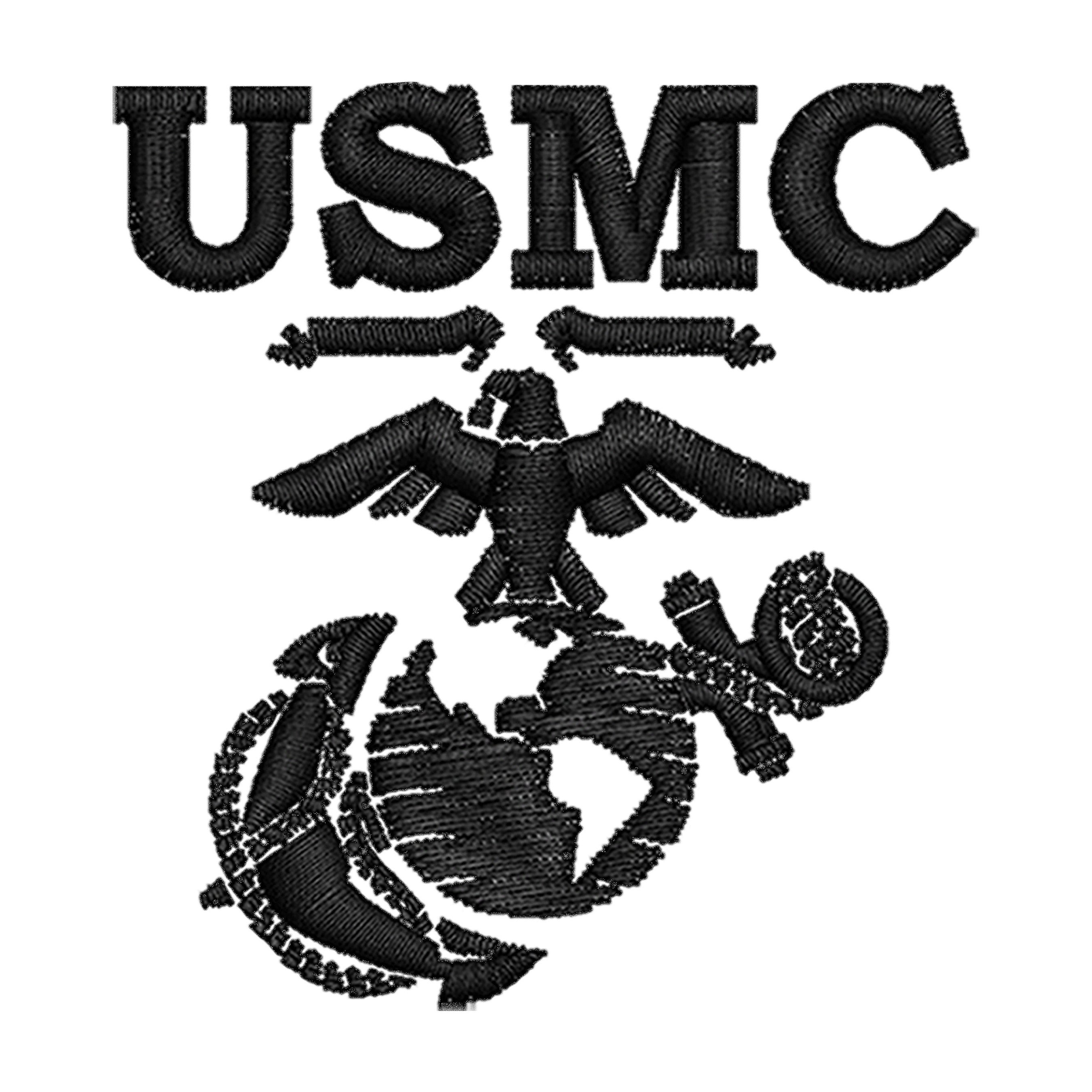 Limited Edition USMC Old School EGA Embroidered Denim Shirt Jacket