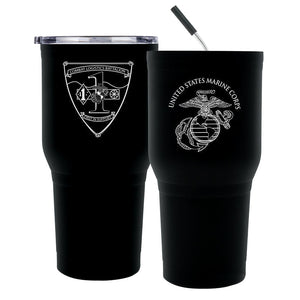 Combat Logistics Battalion 1 USMC Unit logo tumbler, CLB-1 USMC Unit Logo coffee cup, CLB-1 USMC, Marine Corp gift ideas, USMC Gifts for women or men 30 oz