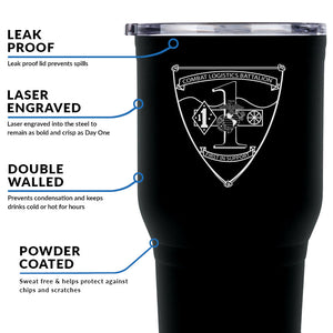 Combat Logistics Battalion 1 USMC Unit logo tumbler, CLB-1 USMC Unit Logo coffee cup, CLB-1 USMC, Marine Corp gift ideas, USMC Gifts for women or men 30 oz