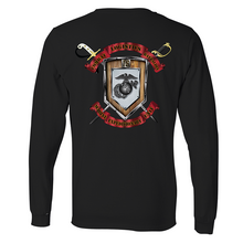 CLB-15 USMC Unit Logo Black Long Sleeve T-Shirt, Combat Logistics Unit logo Black Long Sleeve T-Shirt
