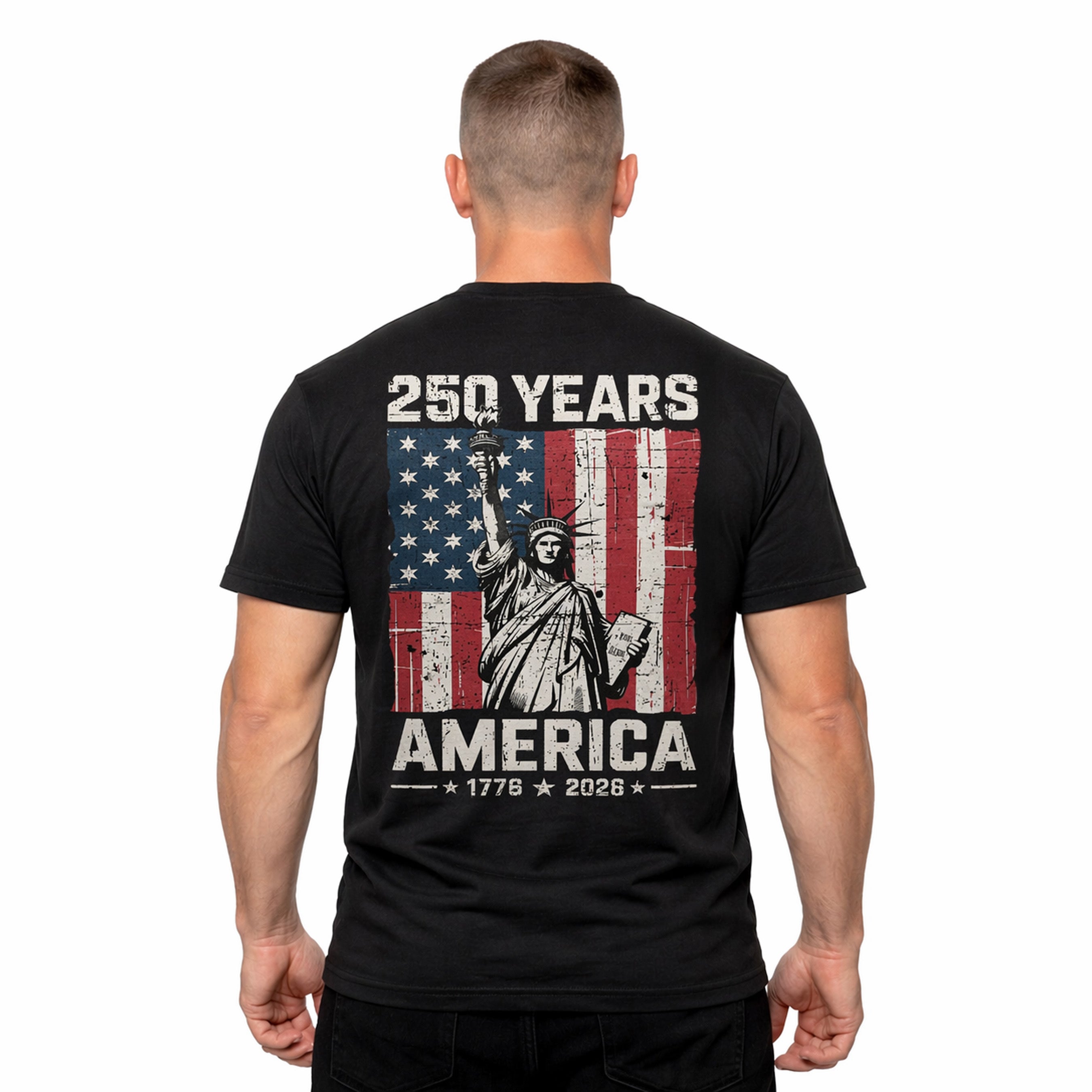 America 250 Years Anniversary Statue of Liberty T-Shirt (1776–2026)