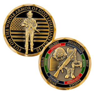 Armor of God Challenge Coin