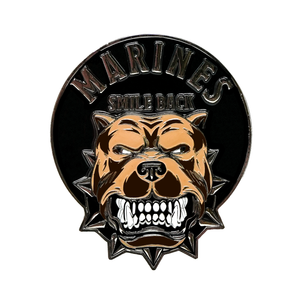 Death Smiles Coin, Death Smiles at everyone Marines smiles back, challenge coin, USMC, Marine Corps Challenge Coins, Semper Fi, Marine Corps