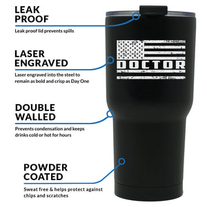 Doctor First Responder Tumbler, First responder tumbler, Doctor Tumbler