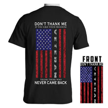 Thank a veteran t-shirt