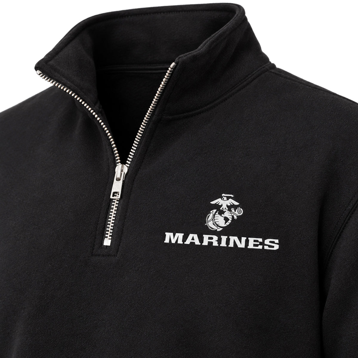 Black Marines Eagle Globe and Anchor midweight quarter-zip pullover