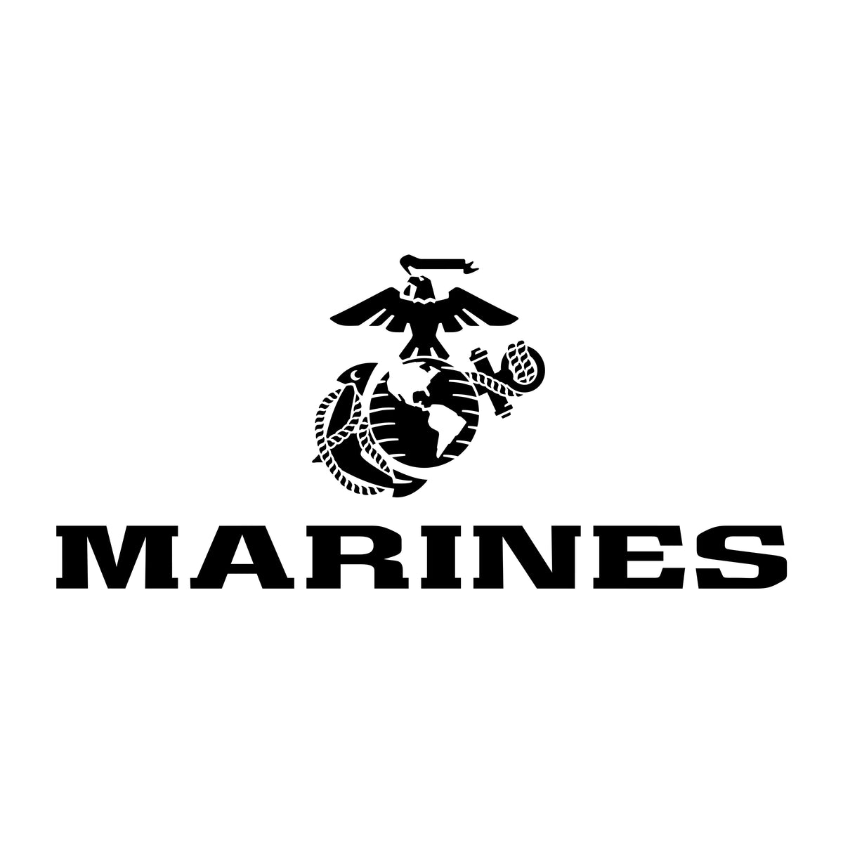 Marines Eagle Globe & Anchor Midweight Quarter-Zip Pullover