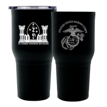 2nd Combat Engineer Battalion (2d CEB) USMC Unit logo tumbler, 2d CEB coffee cup, 2d CEB USMC, Marine Corp gift ideas, USMC Gifts for men or women 30 Oz Tumbler