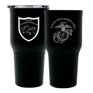 3D Marine Expeditionary Brigade USMC Stainless Steel Marine Corps Tumbler