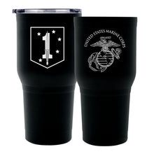 1st MSOB USMC Unit logo tumbler, 1st Marine Special Forces coffee cup, 1st MSOB USMC, Marine Corp gift ideas, USMC Gifts for women 