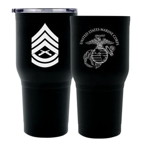 USMC tumbler Marine Corp rank gifts, USMC Sgt gifts USMC promotion gifts 